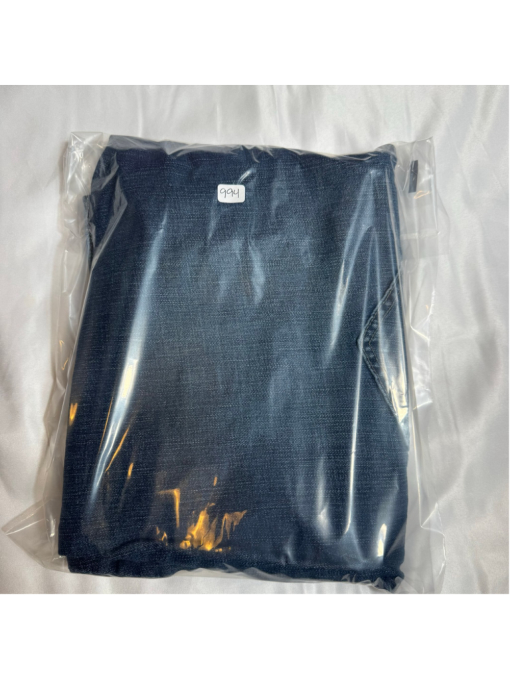 Women's Lee Regular Fit Mid Rise Capri Jeans Blue Size 20 - Picture 5 of 5